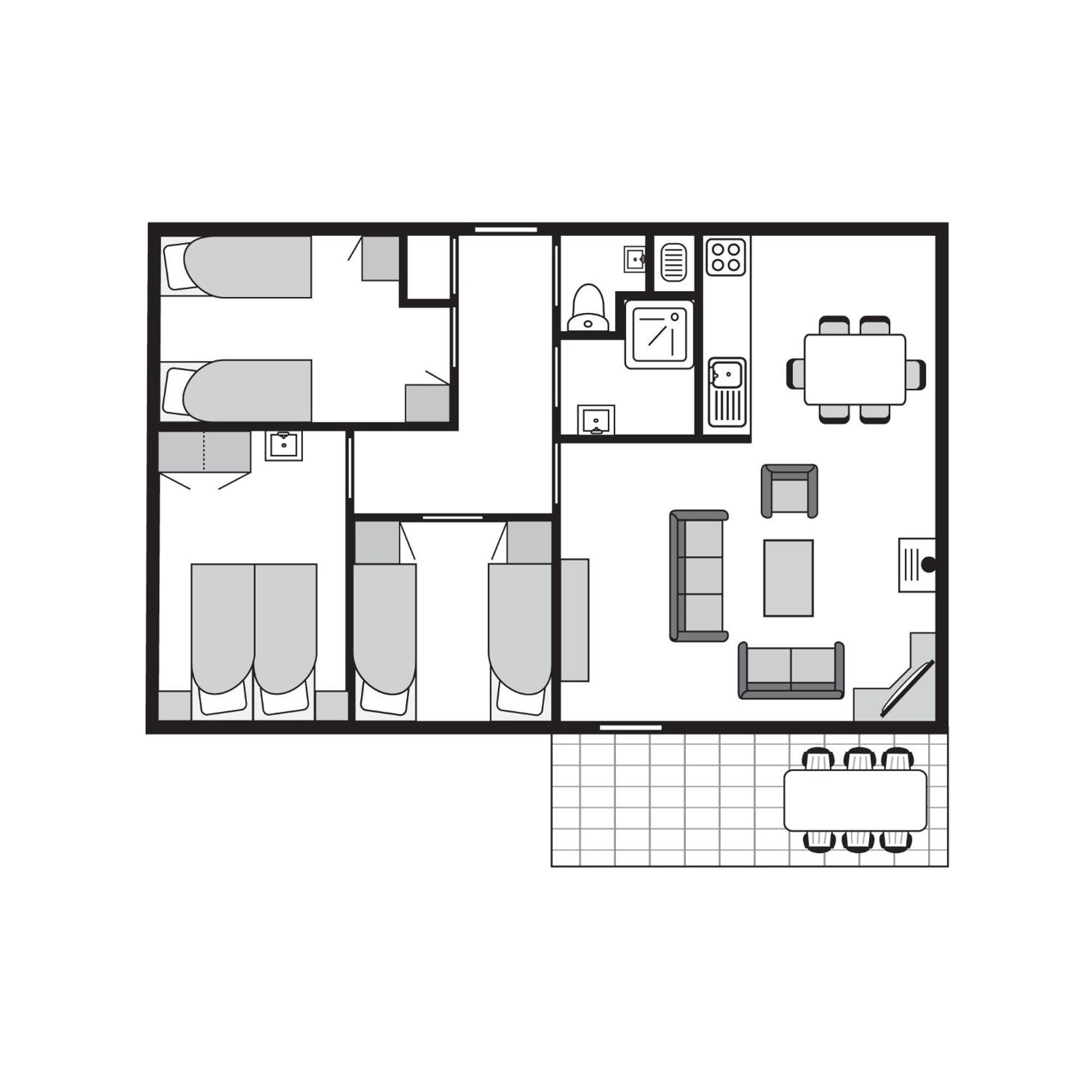 Comfort 6-Person Dog Bungalow In The Holiday Park Landal Heideheuvel Beekbergen Camera foto
